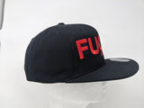 Black w/Red Fugly® Embroidery Classic Wool snapback