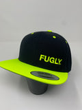 Fluorescent yellow Fugly® Embroidery Classic Wool snapback