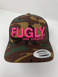 Fugly camo hat hot pink Fugly 3D puff