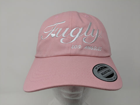 7) FUGLY® (NEW Design) Pink Low Profile Dad Hat