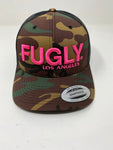 Fugly camo hat hot pink Fugly 3D puff
